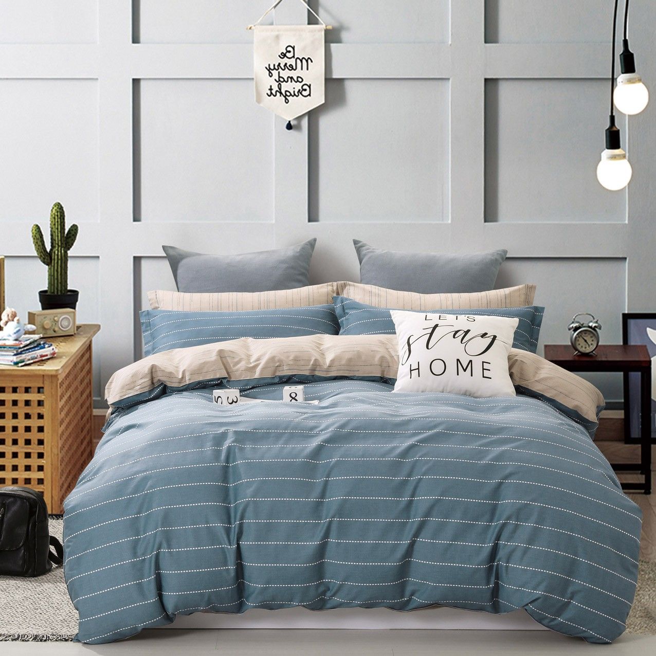 Melinen Home Σετ Παπλωματοθηκη (3 Τεμ.) Υπερδιπλη Nova Prime Line (220X240) 50X70+5cm