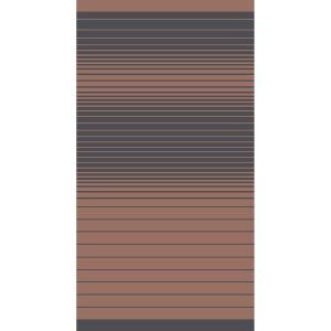 Melinen Home Πετσετα Θαλάσσης Stripes Brown (86Χ160) 86X160
