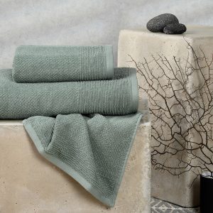 Melinen Home Πετσετεσ Σετ 3 Τεμαχιων Haus Dark Aqua 70Χ140