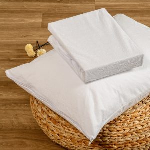 Melinen Προστατευτικο Στρωματος King Size 180x200+40 Αδιαβροχο Λευκό