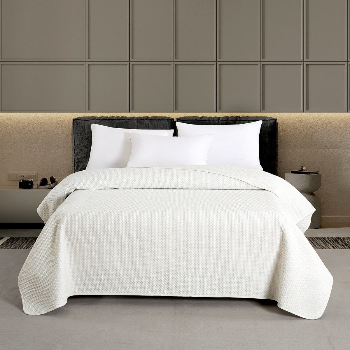 Melinen Home Κουβερλι Υπερδιπλο Zara White (220Χ240) 220Χ240