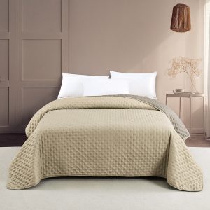 Melinen Home Κουβερλι 260Χ240 Renzo Ecru/Grey 260X240