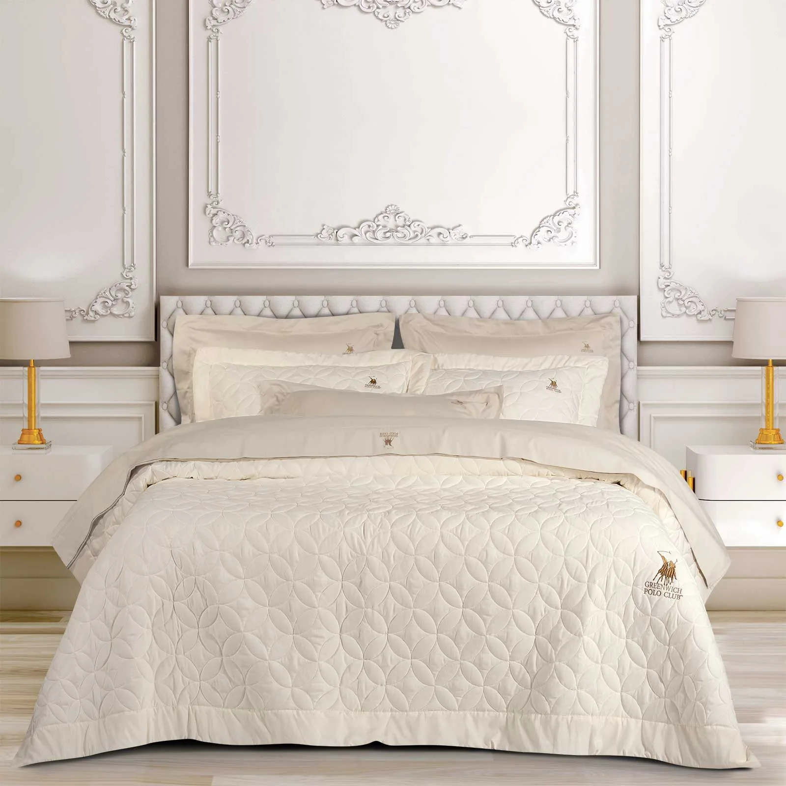 Greenwich Polo Club Κουβερτοριο King Classic 2358 Ecru Ecru