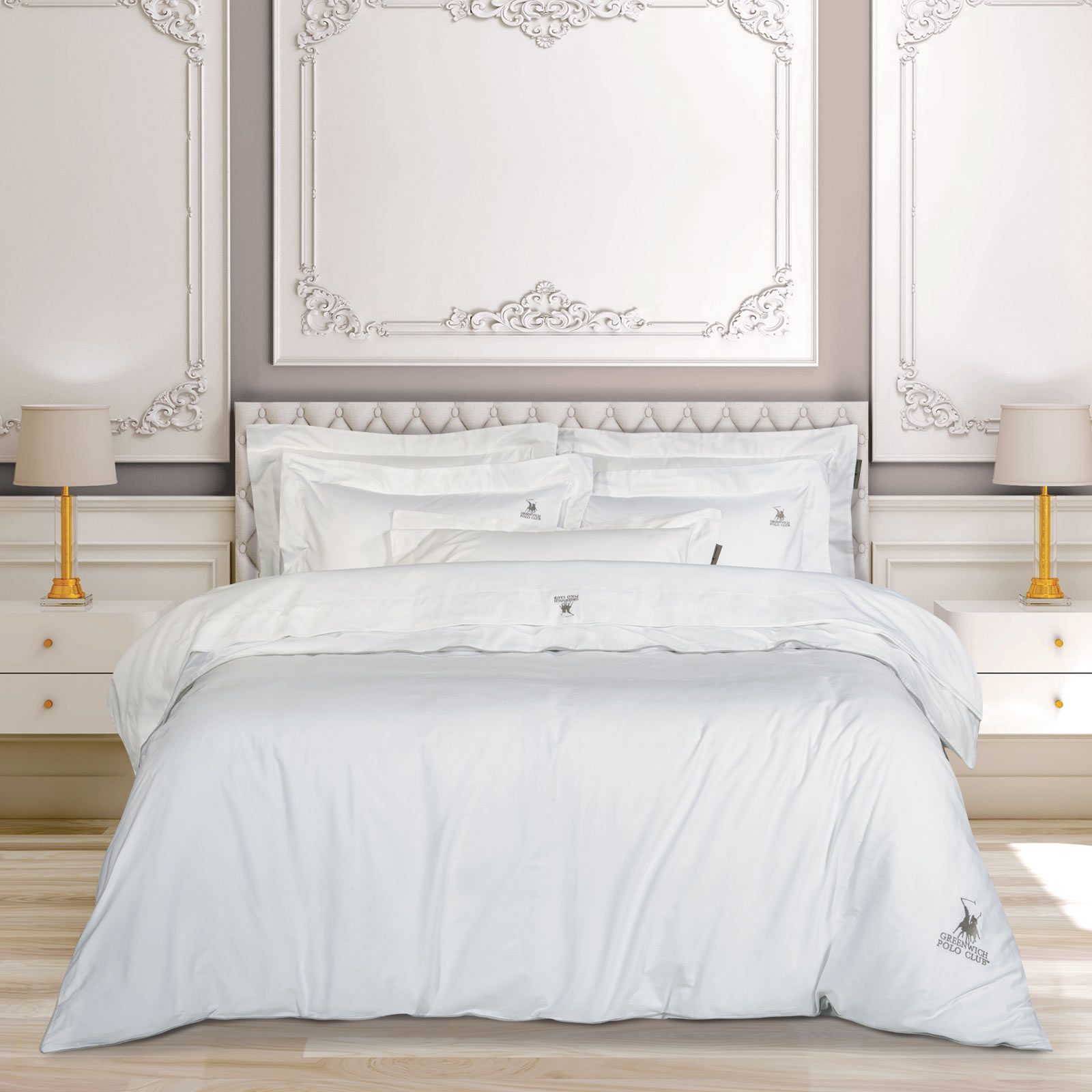 Greenwich Polo Club Σετ Σεντόνια King 250x270 2262 Ivory
