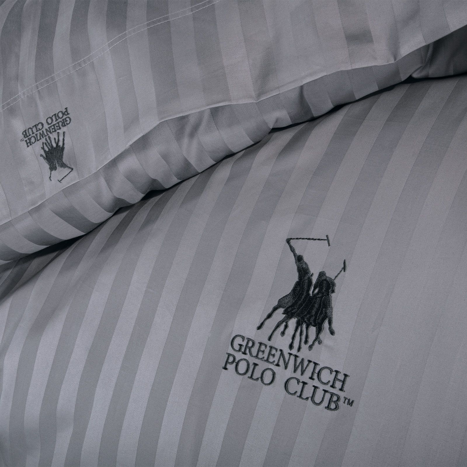 Greenwich Polo Club Παπλωματοθηκη Σετ Υπερδιπλη 2152 Ανθρακι - Image 3