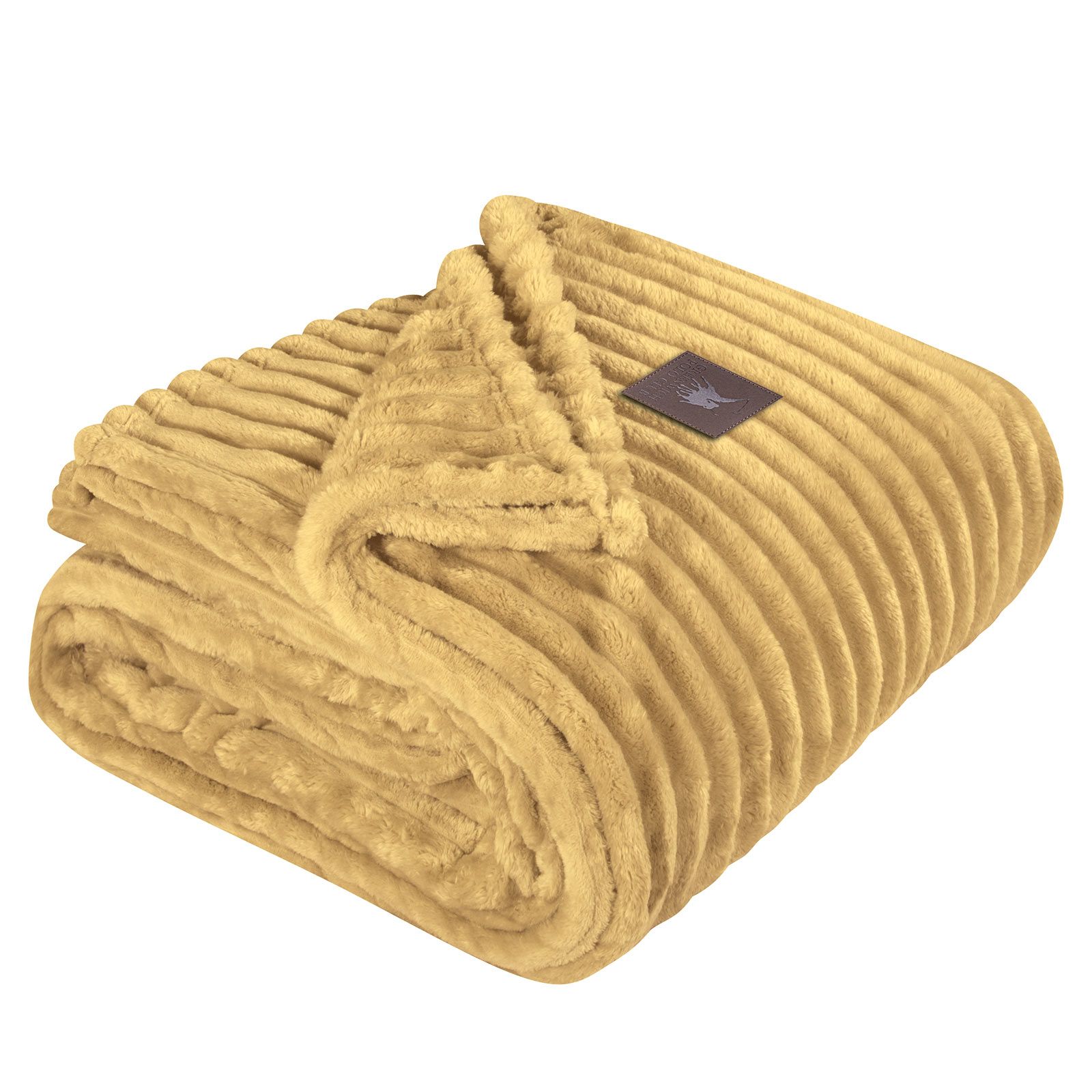 Greenwich Polo Club Κουβερτα Fleece Υπέρδιπλη 3488 Ochre Ochre - Image 3