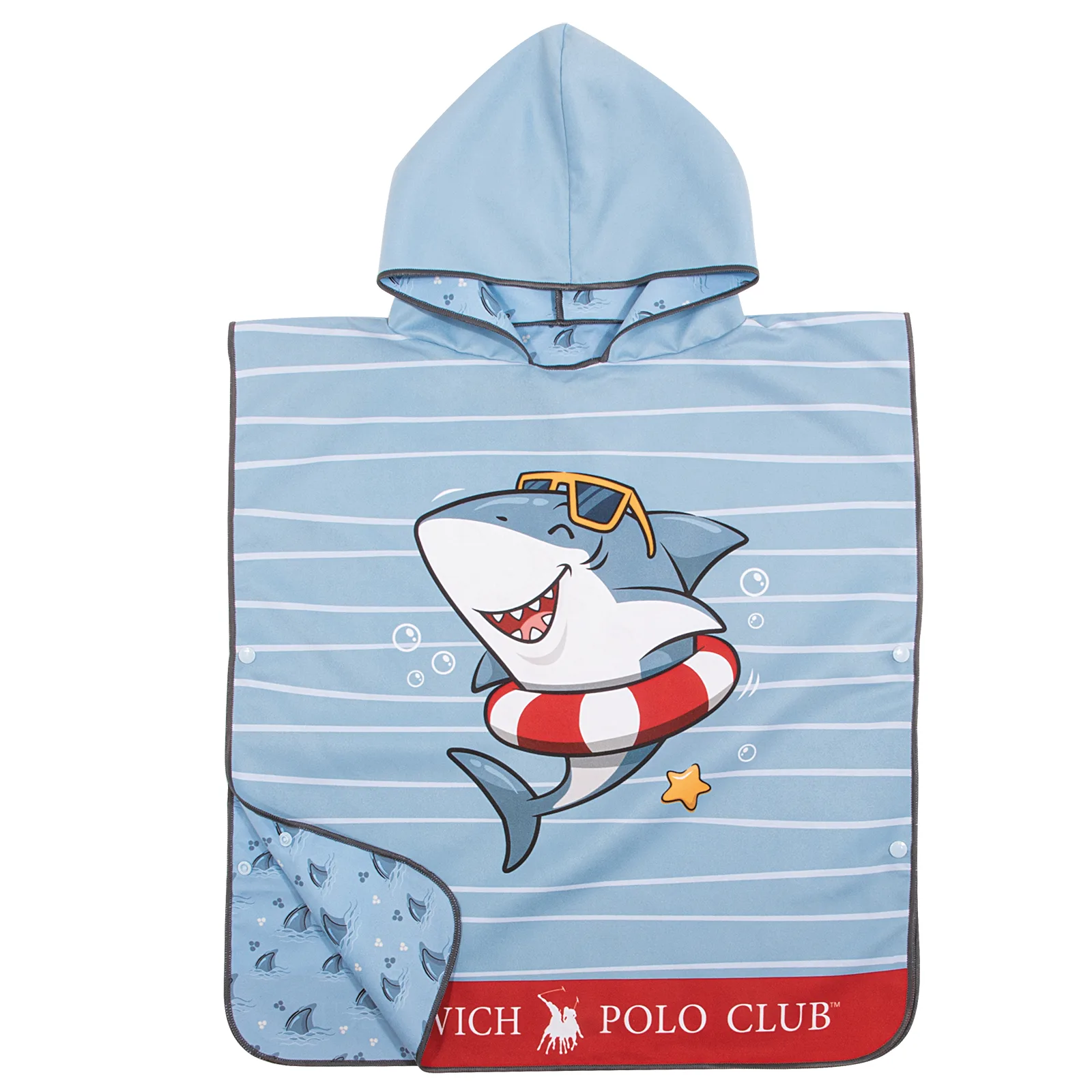 Greenwich Polo Club Junior Ποντσο Θαλασσησ 50Χ115 4044 Blue Blue