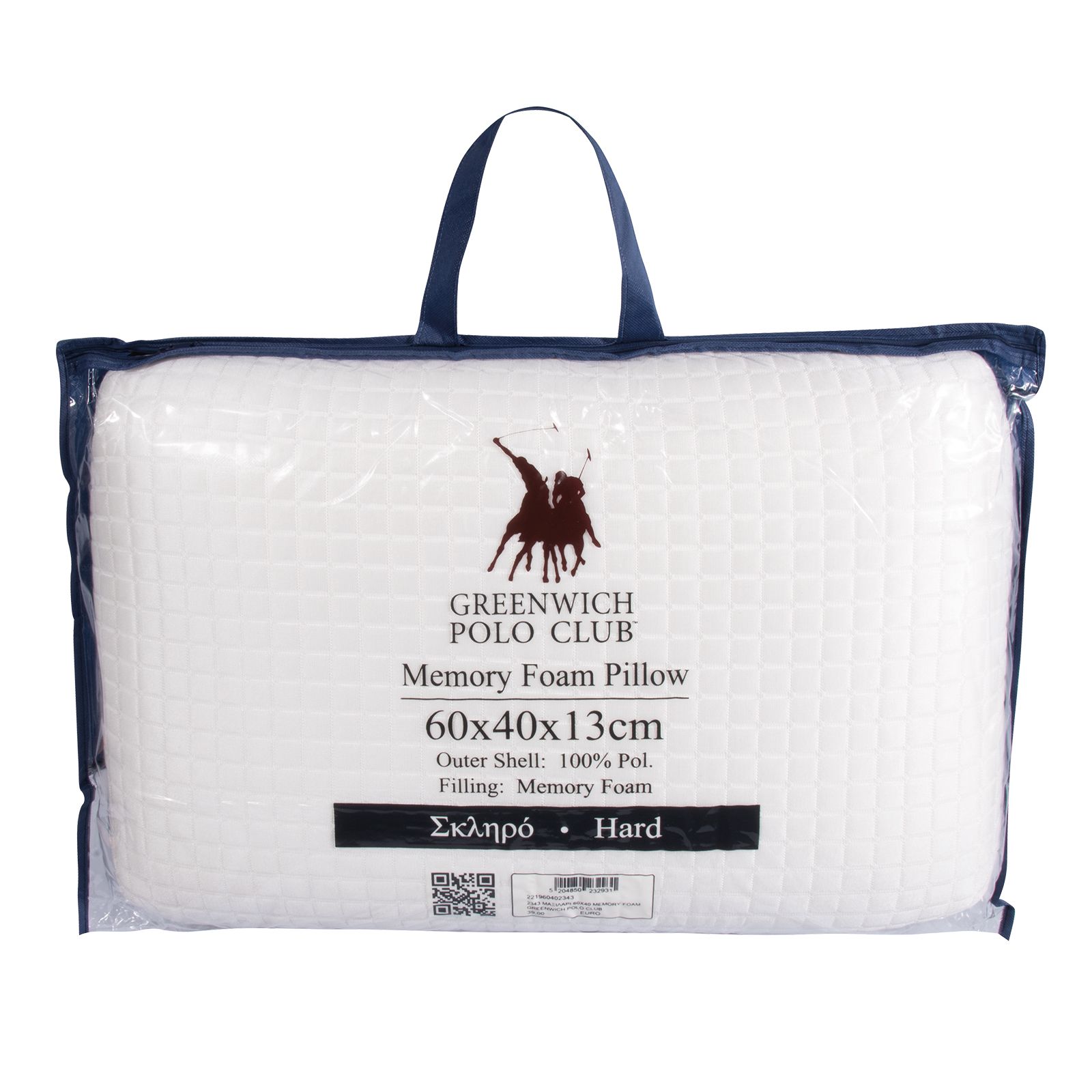 Greenwich Polo Club Μαξιλαρι Memory Foam 60Χ40 2343 Λευκο Λευκο - Image 3