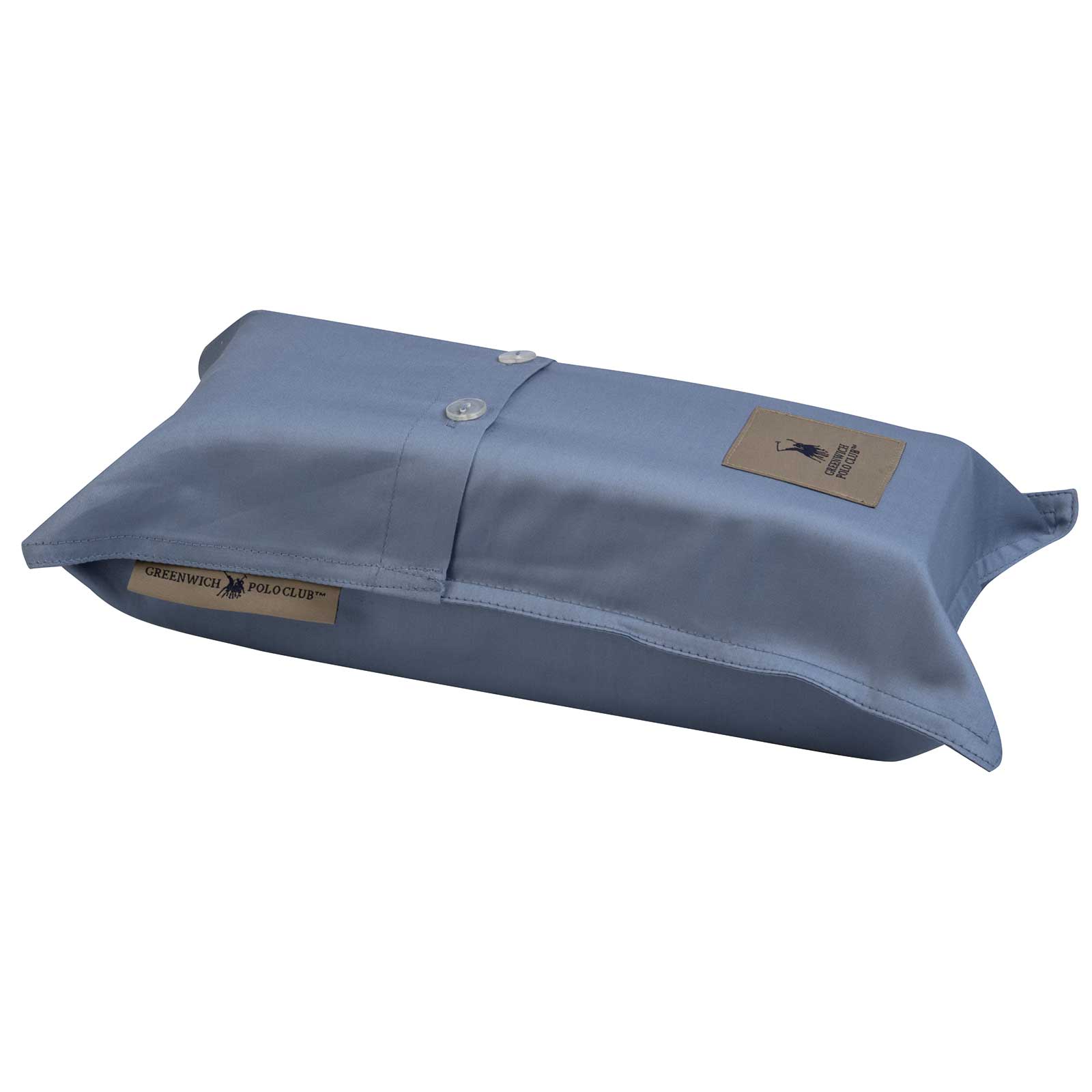 Greenwich Polo Club Σεντόνι Με Λάστιχο King 180x200+35 2253 Dusty Blue - Image 2