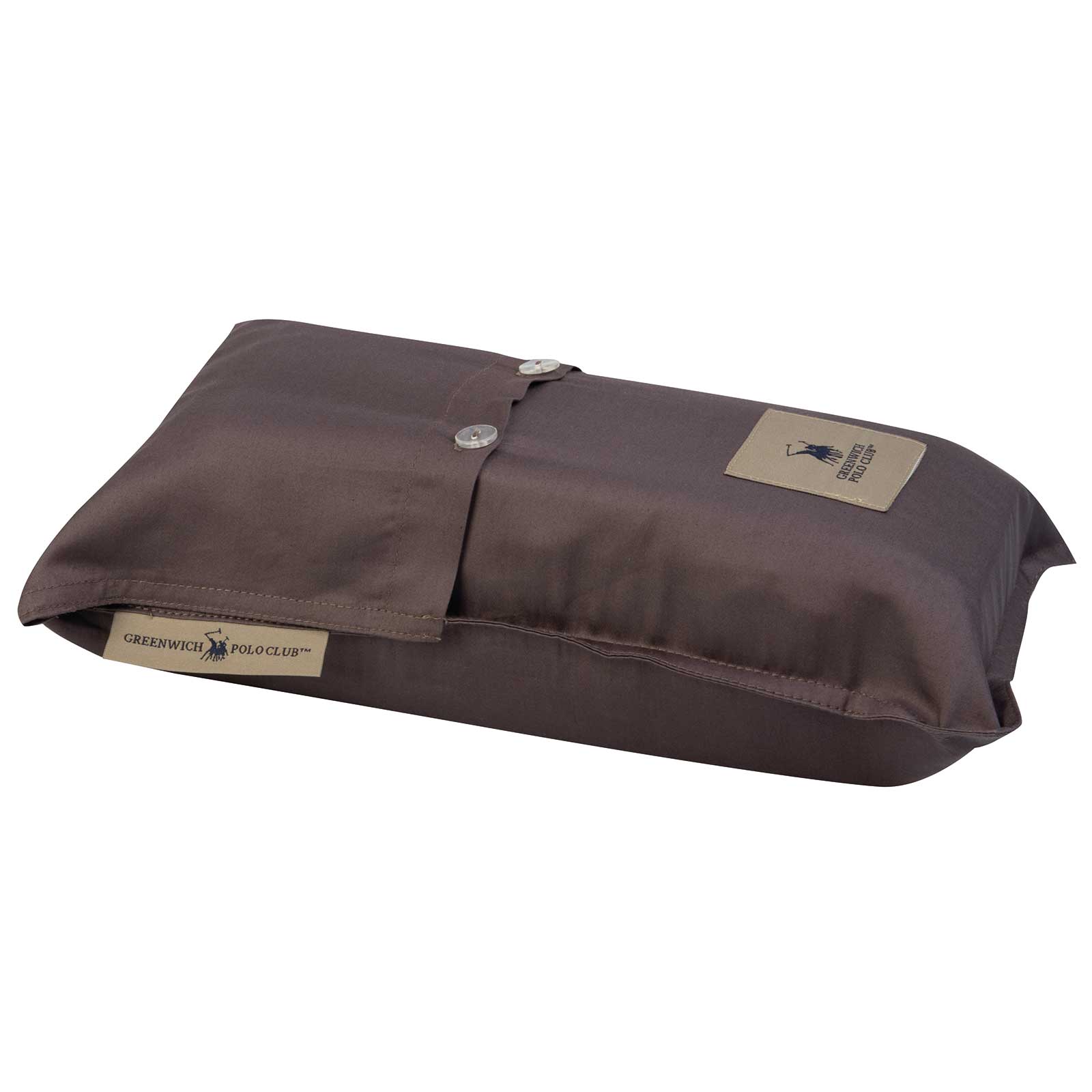 Greenwich Polo Club Σεντόνι Με Λάστιχο King 180x200+35 2256 Brown - Image 2