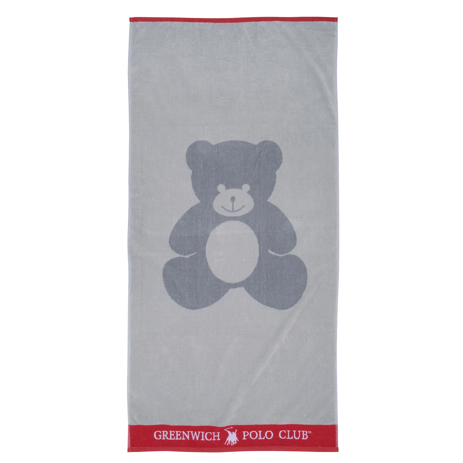 Greenwich Polo Club Πετσέτα Θαλάσσης 70x140 3895 Grey