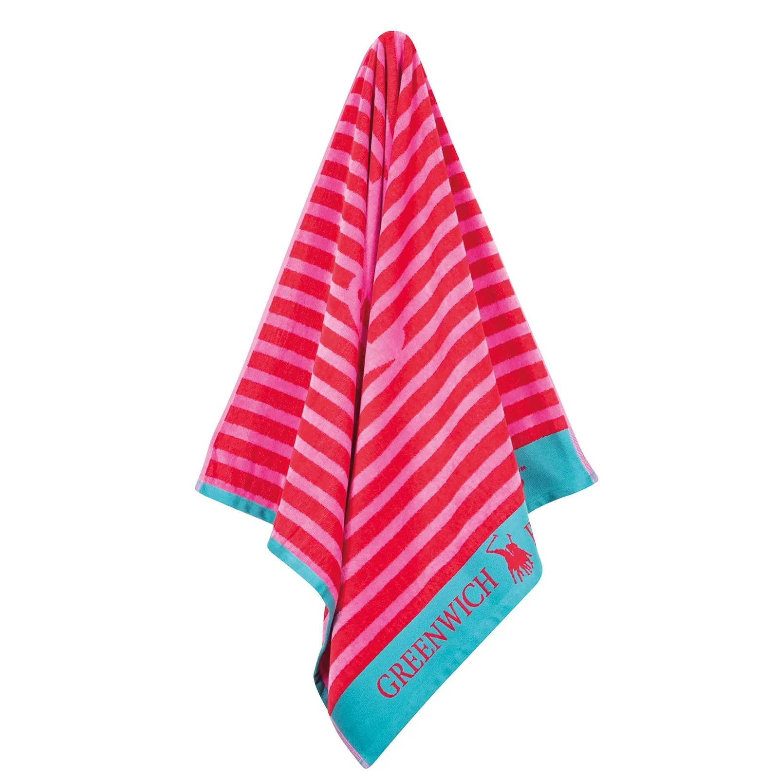 Greenwich Polo Club Junior Πετσετα Θαλασσησ 70Χ140 4073 Pink - Red Pink - Red - Image 2