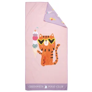 Greenwich Polo Club Junior Πετσετα Θαλασσησ 70Χ140 4082 Pink - Purple Pink - Purple