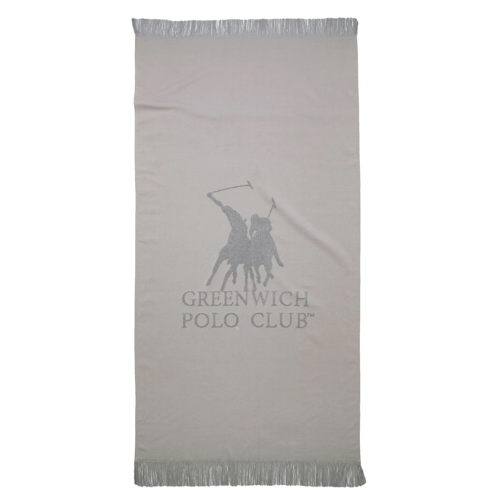 Greenwich Polo Club Πετσετα Θαλασσησ 80Χ170 3778 Γκρι Γκρι