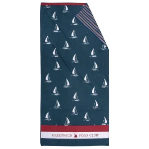 Greenwich Polo Club Πετσετα Θαλάσσης 80Χ170 4026 Blue - Red