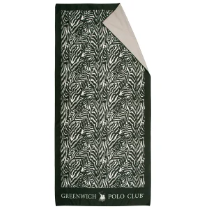 Greenwich Polo Club Πετσετα Θαλάσσης 80Χ170 Essential 4038 Black - Taupe
