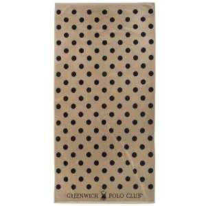 Greenwich Polo Club Πετσετα Θαλάσσης 90Χ170 4071 Black - Taupe