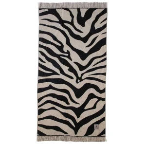 Greenwich Polo Club Πετσετα Θαλασσησ 90Χ180 3738 Μαυρο - Σπαγγι Μαυρο - Σπαγγι