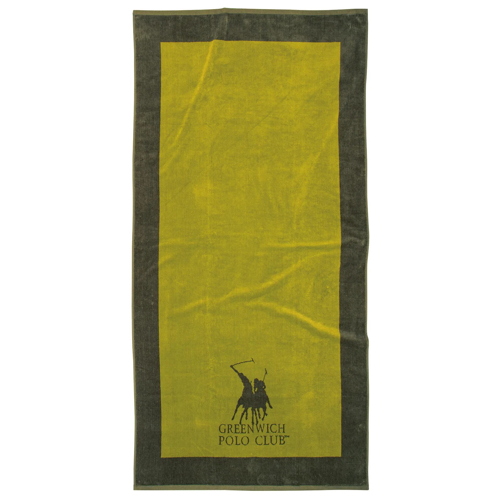 Greenwich Polo Club Πετσετα Θαλάσσης 90Χ180 3859 Λαδί - Χακί
