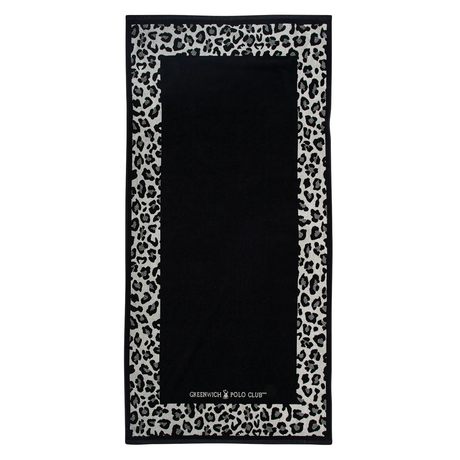 Greenwich Polo Club Πετσέτα Θαλάσσης 90x180 3861 Beige-Black