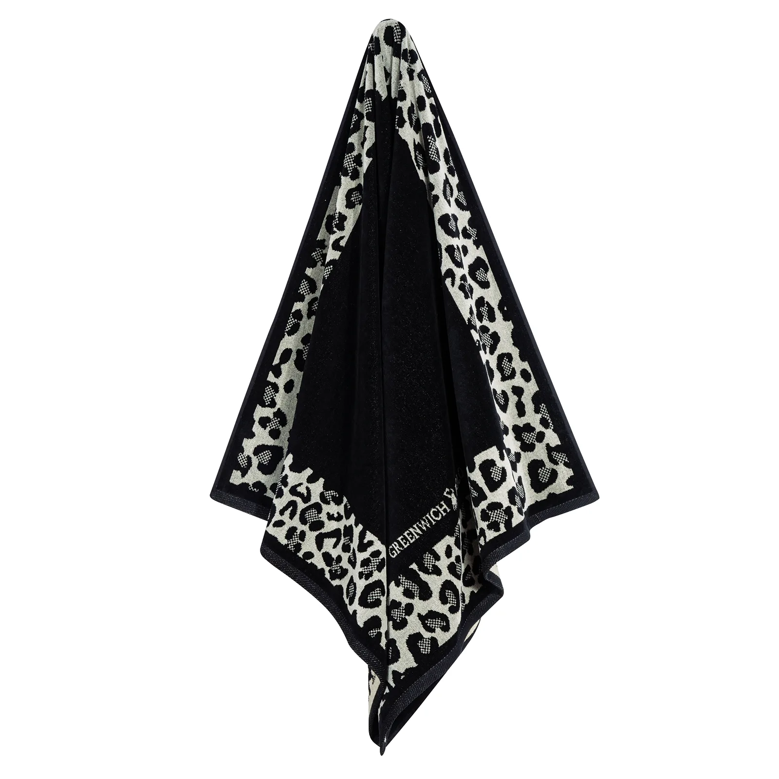 Greenwich Polo Club Πετσέτα Θαλάσσης 90x180 3861 Beige-Black - Image 2