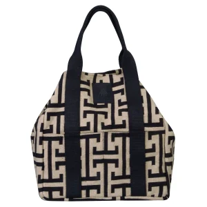 Greenwich Polo Club Τσαντα Θαλασσησ 35Χ40Χ38 3840 Μαυρο - Μπεζ Μαυρο - Μπεζ