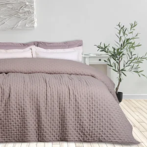 Das Home Κουβερλι Υπερδιπλο Happy 9628 Λιλα Σκουρο Λιλα Σκουρο