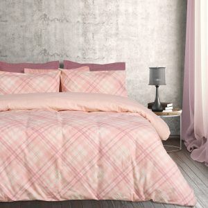 Das Home Σετ Παπλωματοθηκη Υπερδιπλη Flannel 9638 Ecru - Nude Ecru - Nude