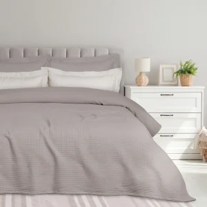 Das Home Κουβερτα Πικε 220X240 0495 Taupe Taupe