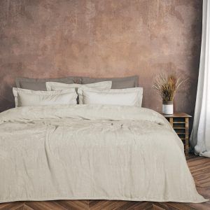 Das Home Κουβερτα Velour Fleece Υπερδιπλη 1341 Ιβουαρ Ιβουαρ