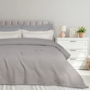 Das Home Κουβερτα Πικε 240X260 0496 Grey Grey