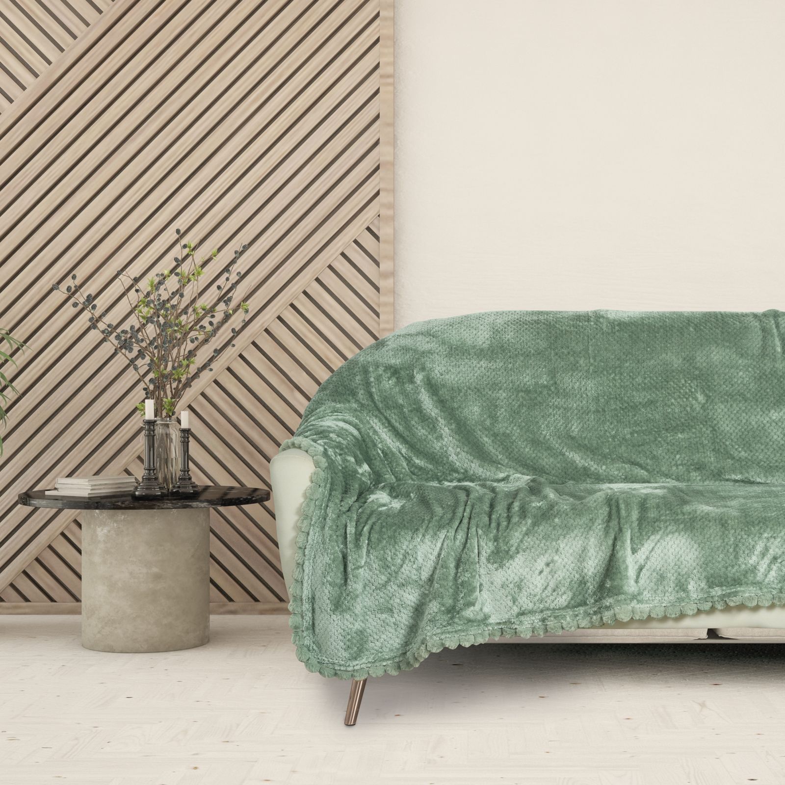 Das Home Κουβερτα Fleece 130Χ170 1184 Dark Mint Dark Mint