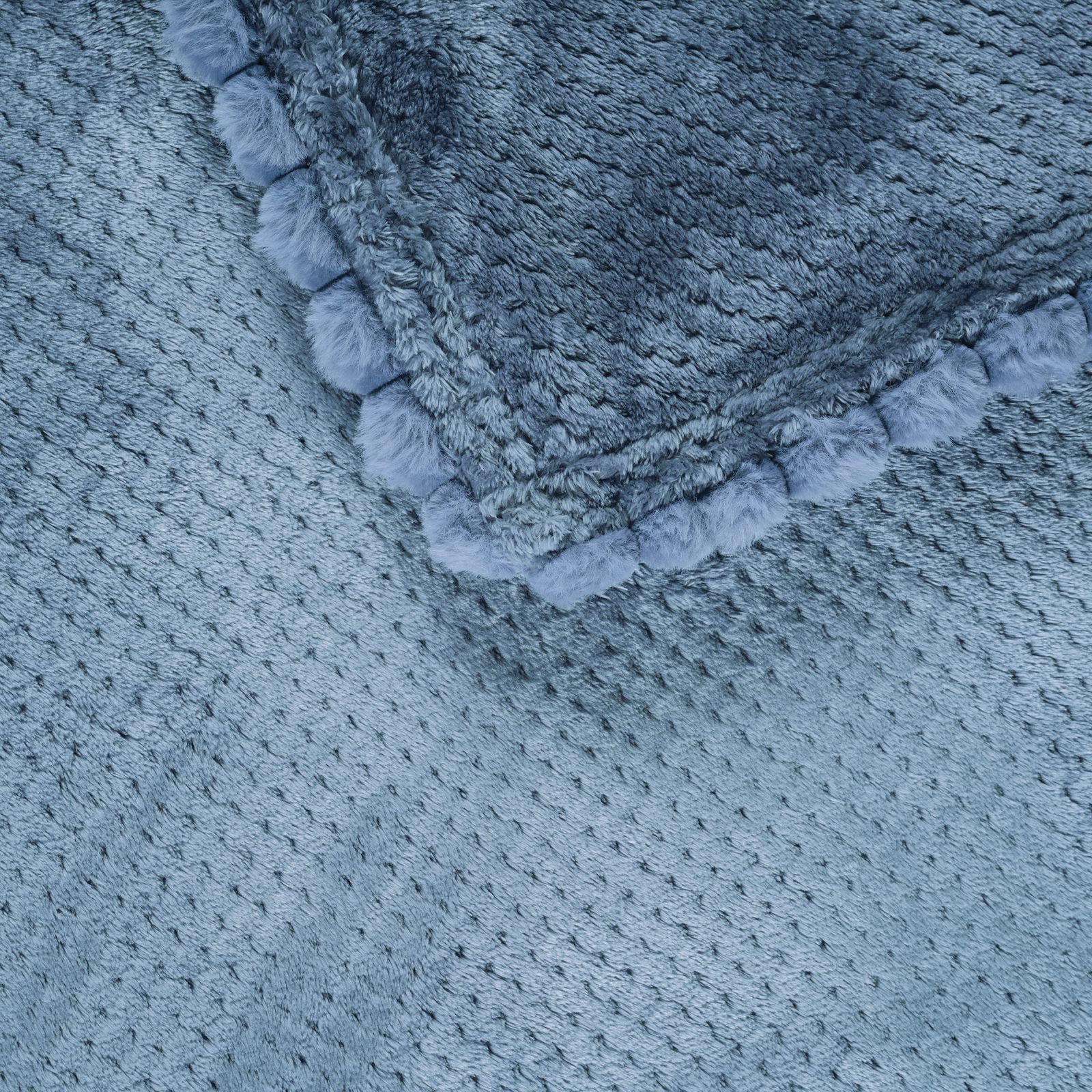 Das Home Κουβερτα Fleece 160Χ220 1186 Dusty Blue Dusty Blue - Image 3