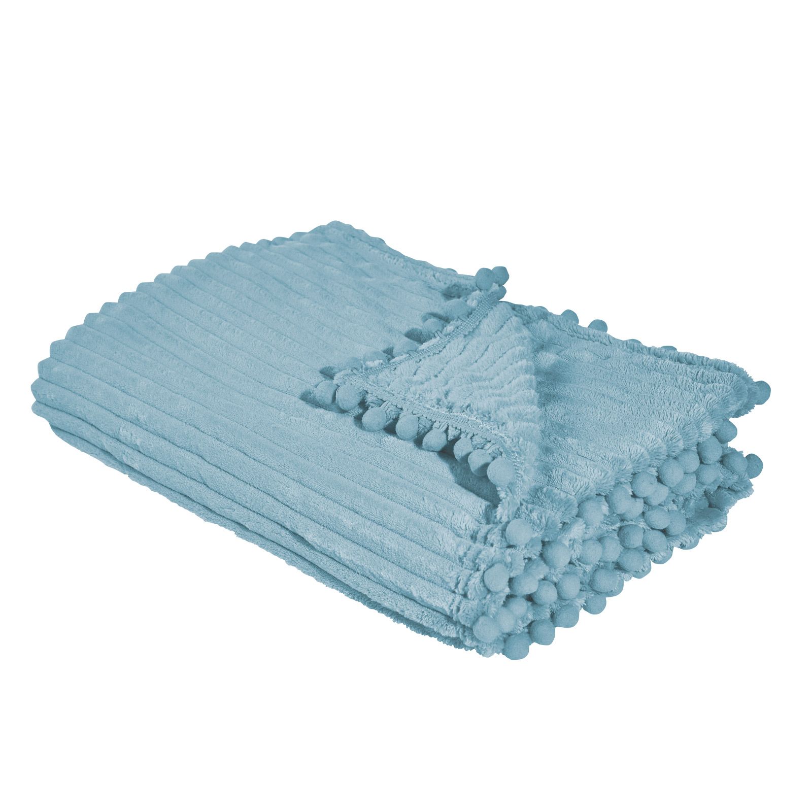 Das Home Κουβέρτα Fleece Υπέρδιπλη 220x240 1355 Light Blue - Image 3
