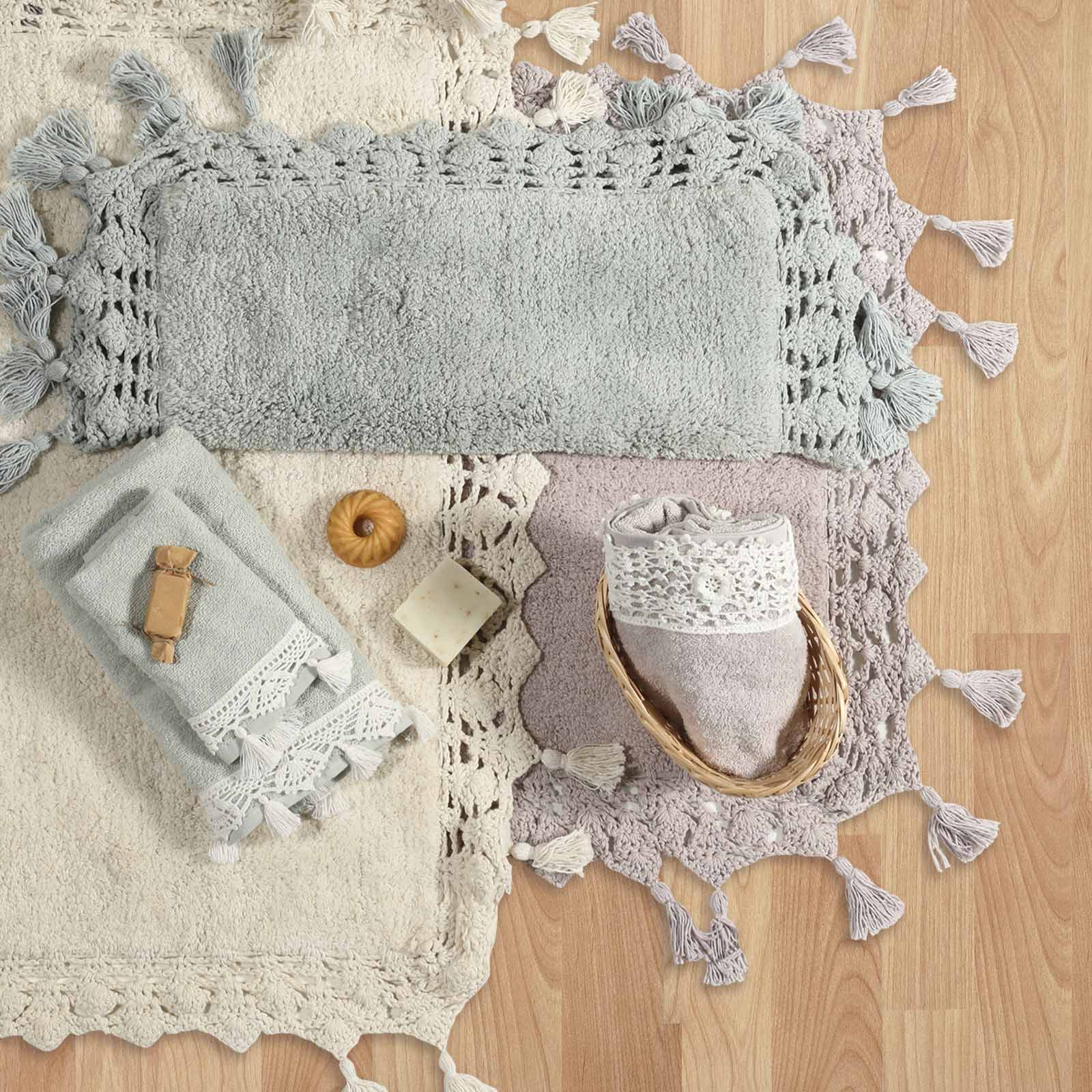 Das Home 0567 Ταπέτο Μπάνιου 50x80 Μεντα Bathmats - Image 2