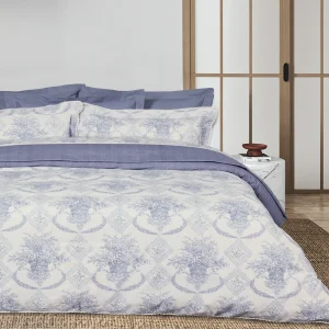 Das Home Σεντονια Σετ King Prestige 1696 Blue - Ecru Blue - Ecru