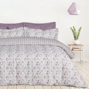 Das Home Σετ Σεντονια Μονα Happy 9675 Ivory - Lilac Ivory - Lilac