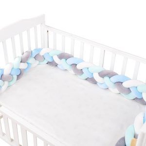 Beauty Home Βρεφική πάντα κούνιας Art 5172  18x220 Γαλαζιο,Μέντα