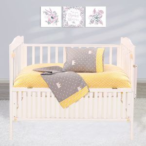 Beauty Home Σετ σεντόνια βρεφικά Art 5176 120x160 Κίτρινο