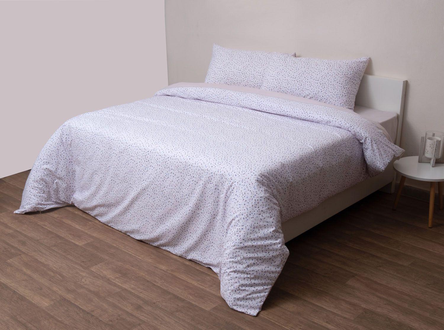 Viopros Σετ Σεντόνια King Size 270x260 Νίνα Μπεζ - Image 2