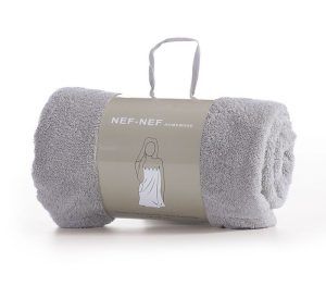 Nef-Nef Homeware ΠΕΤΣΕΤΑ ΠΑΡΕΟ ΒΑΜΒ SANDY 146X80 GREY