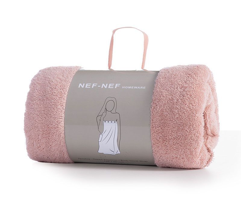 Nef-Nef Homeware ΠΕΤΣΕΤΑ ΠΑΡΕΟ ΒΑΜΒ SANDY 146X80 PINK