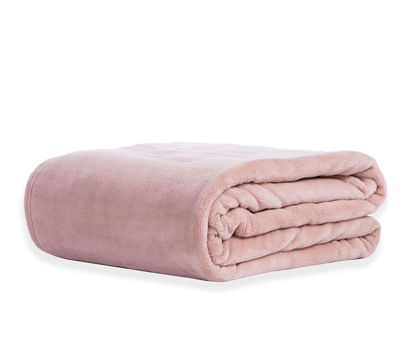 Nef-Nef Homeware ΚΟΥΒΕΡΤΑ FLEECE ΠΟΛ.COSY 160X220 PINK