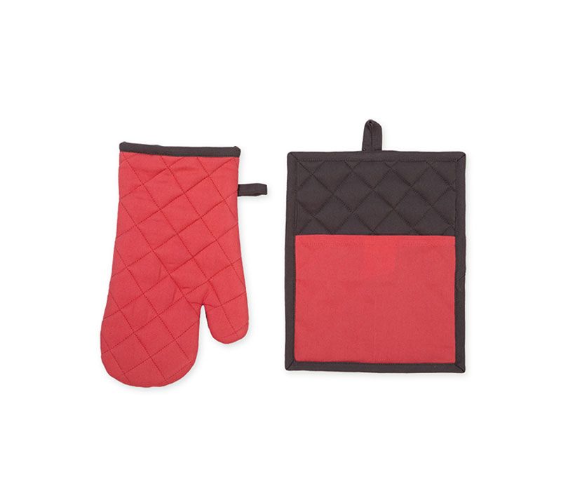Nef-Nef Homeware Σετ Πιάστρα &Amp; Γάντι Perfetto 20x25 Coral