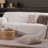 Nef-Nef Homeware Ριχτάρι Τριθέσιου Καναπέ Vanjel 150x300 Ecru