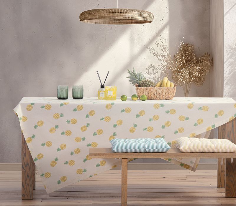 Nef Nef Αλεκιαστο Τραπεζομαντηλο Delicious 140χ240 Ecru/lime