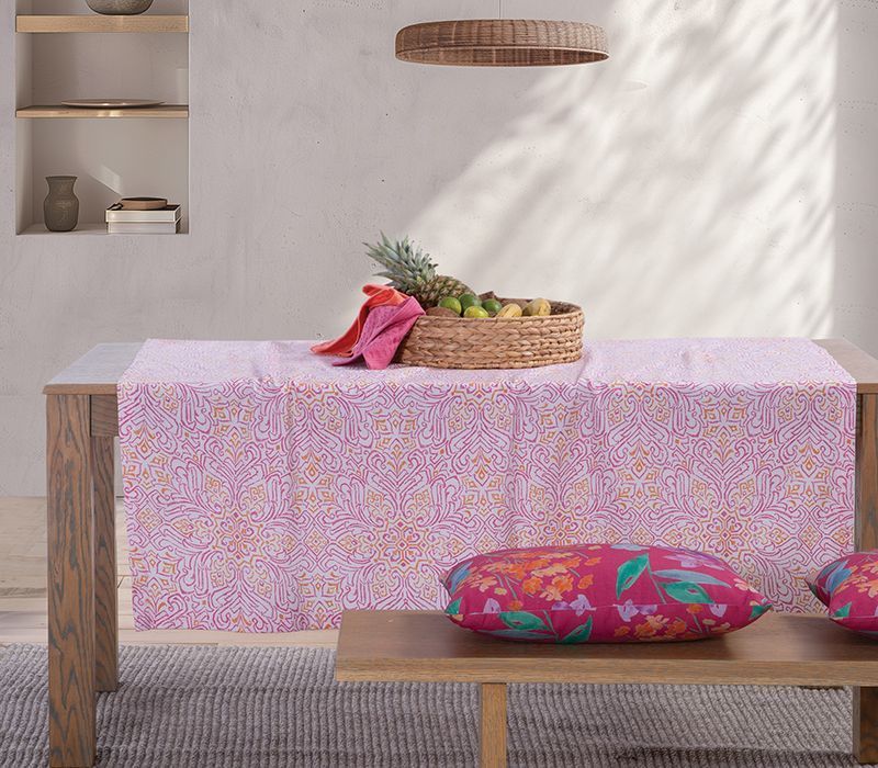 Nef-Nef Homeware Τραπεζομάντηλο Roman 140x240 Fuchsia