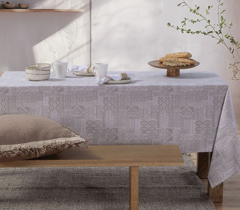 Nef-Nef Homeware Τραπεζομαντηλο Vendora 140x140 Beige
