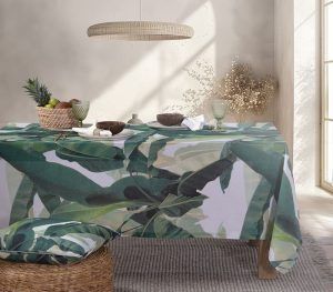 Nef-Nef Homeware Τραπεζομάντηλο Tropicana 140x140 Green