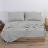 Nef-Nef Homeware Σεντόνι Μεμονωμένο Διπλό Με Λάστιχο Basic 140x200+30 1212-Silver Grey
